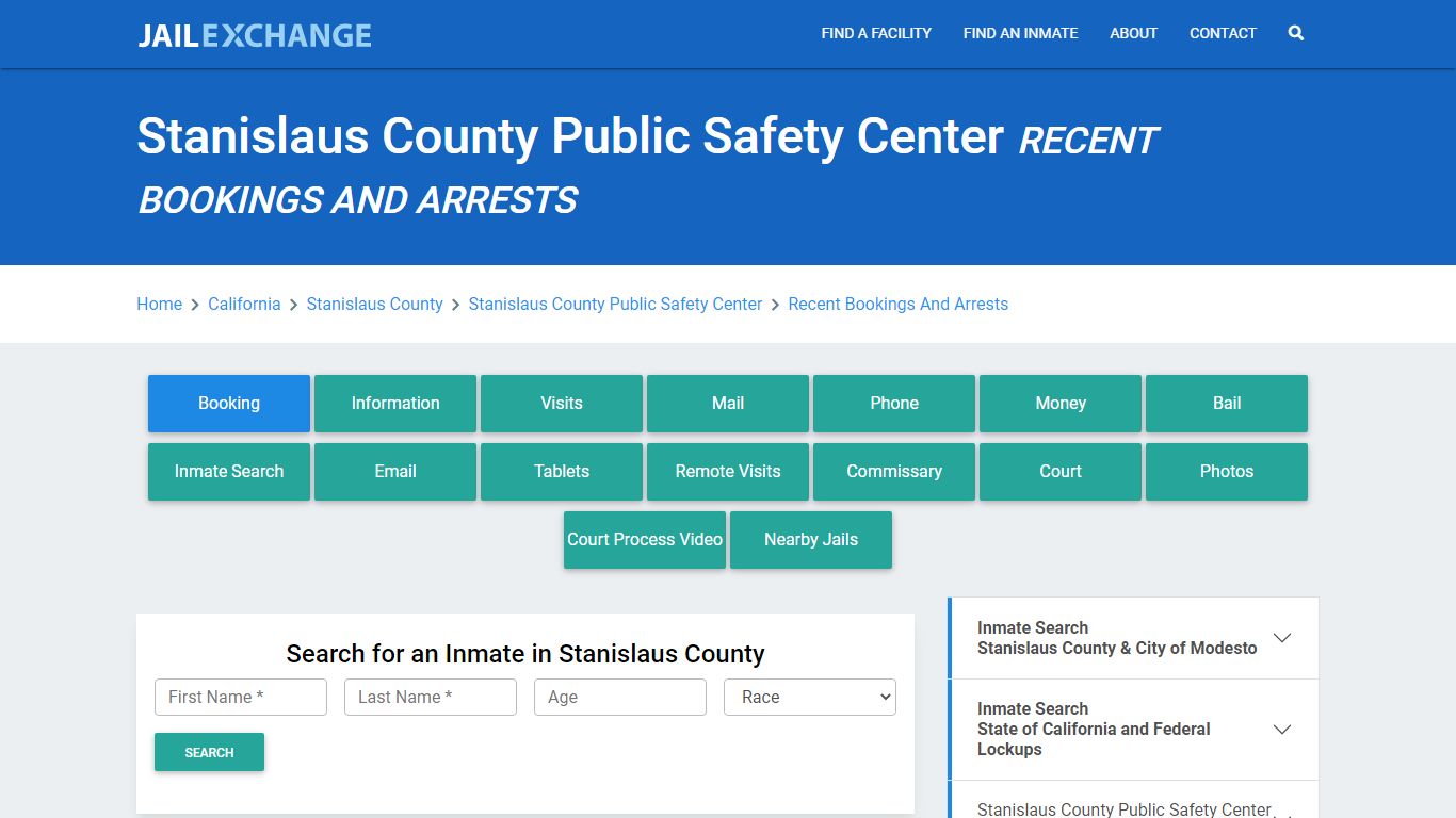 Stanislaus County Public Safety Center - Jail Exchange